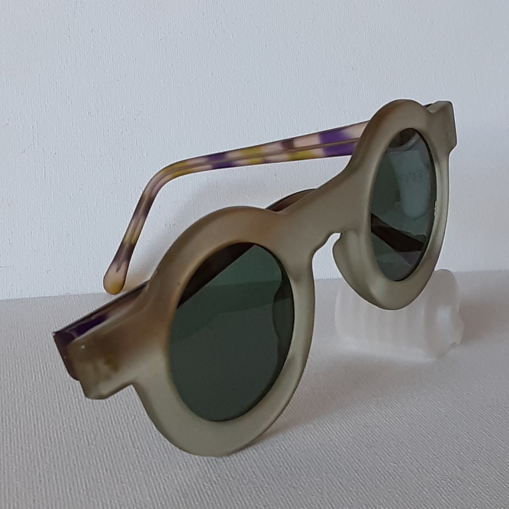 COPY - Vintage Green Sunglasses NOS Glass Lenses